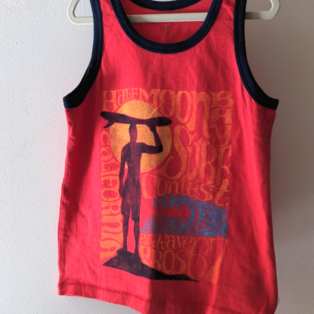 GAP Boys Tank Top in Red